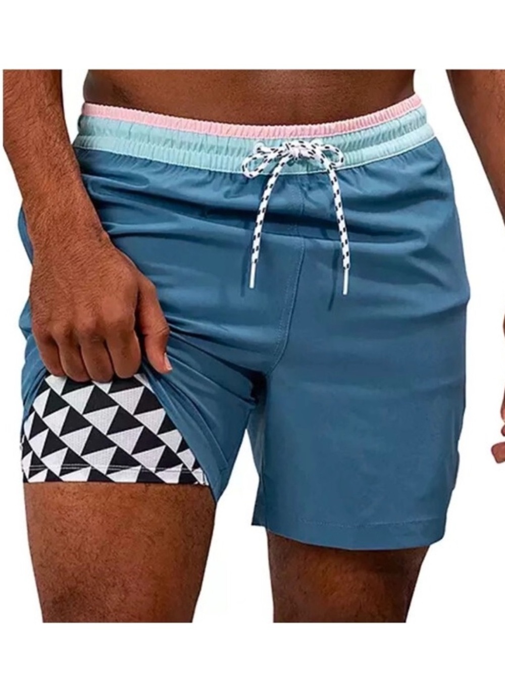 Chubbies Mens The Gravel Roads 5.5" Lined Classic Swim Trunk Size Small 5.5”